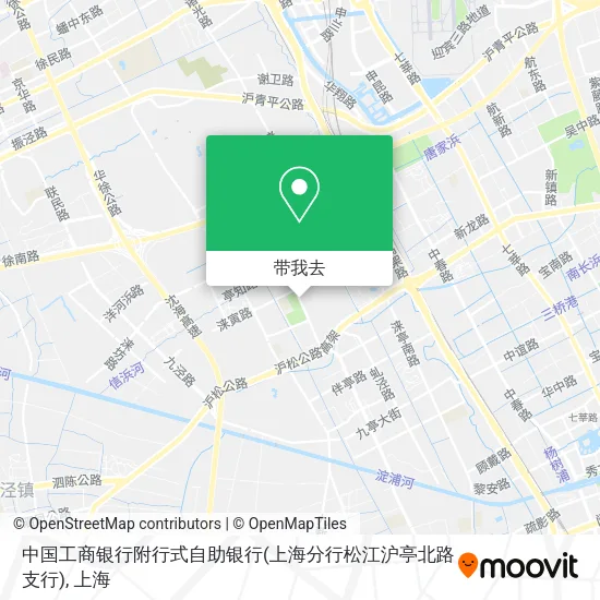 中国工商银行附行式自助银行(上海分行松江沪亭北路支行)地图