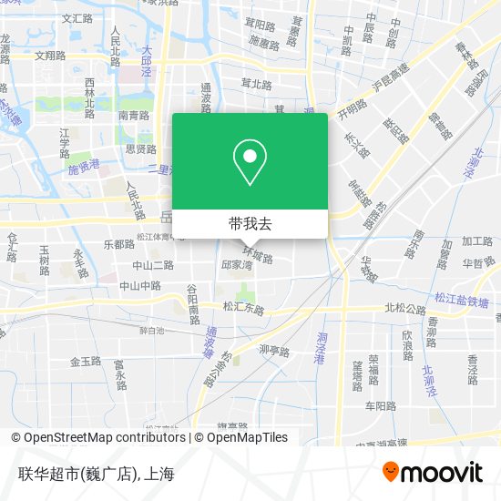 联华超市(巍广店)地图