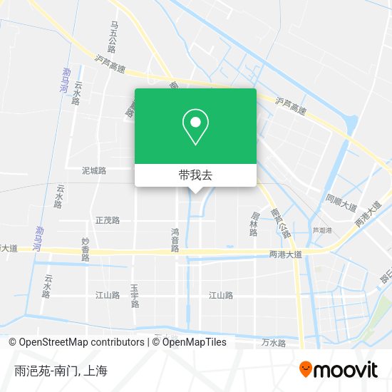 雨浥苑-南门地图