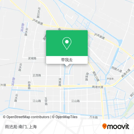 雨浥苑-南门地图
