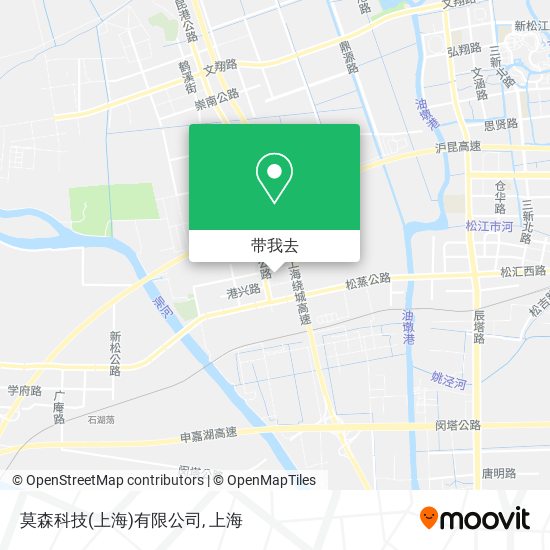 莫森科技(上海)有限公司地图