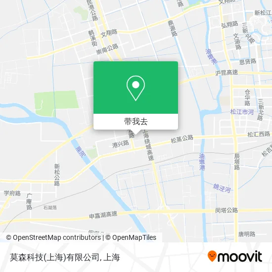 莫森科技(上海)有限公司地图