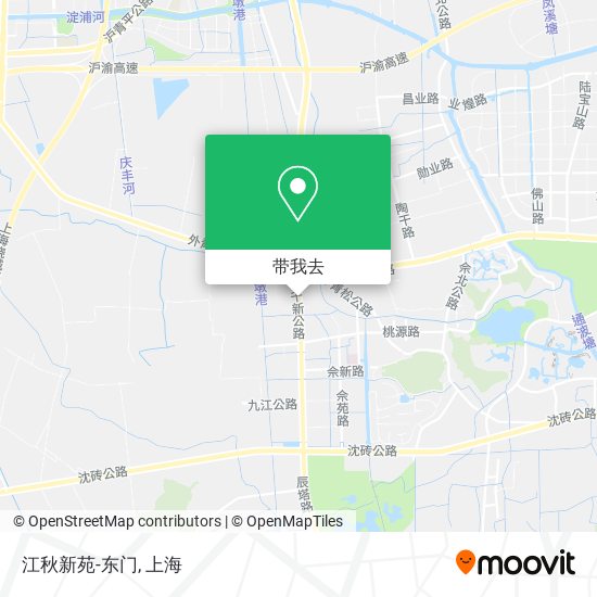 江秋新苑-东门地图
