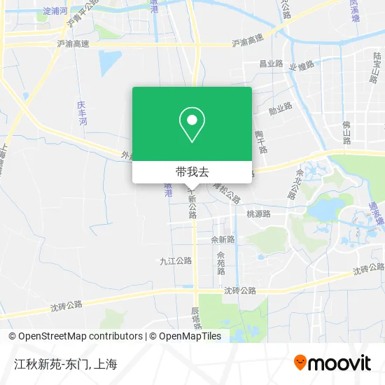 江秋新苑-东门地图