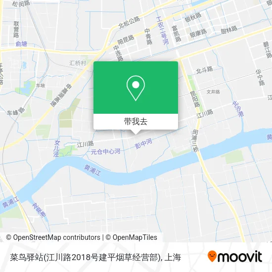 菜鸟驿站(江川路2018号建平烟草经营部)地图