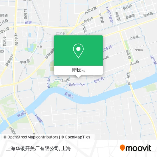 上海华银开关厂有限公司地图