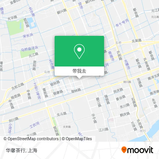 华馨茶行地图