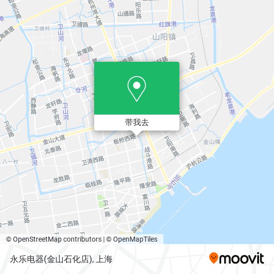 永乐电器(金山石化店)地图
