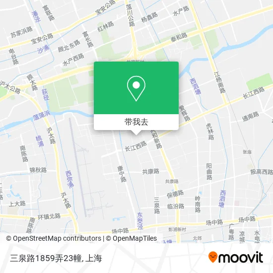三泉路1859弄23幢地图