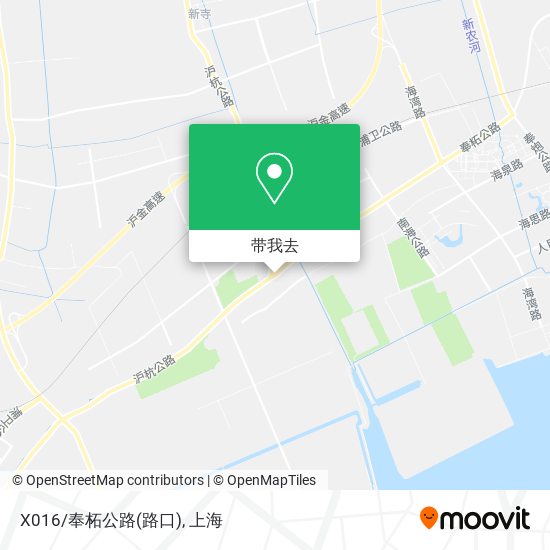X016/奉柘公路(路口)地图