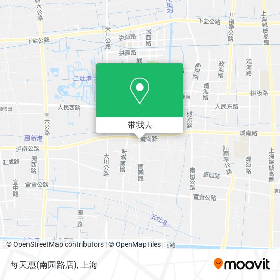 每天惠(南园路店)地图