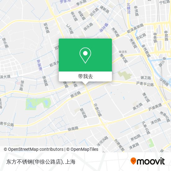 东方不锈钢(华徐公路店)地图