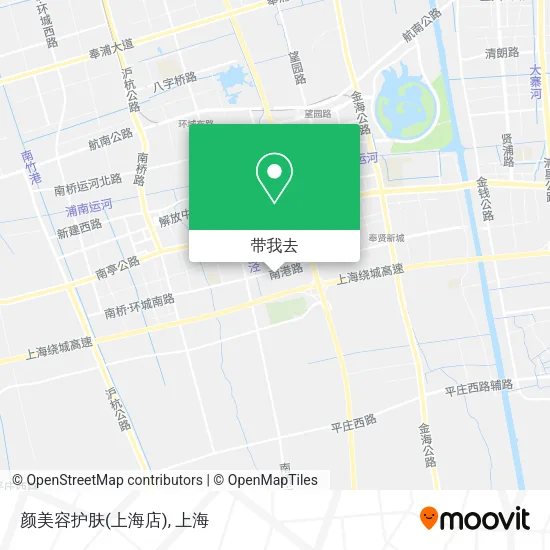 颜美容护肤(上海店)地图