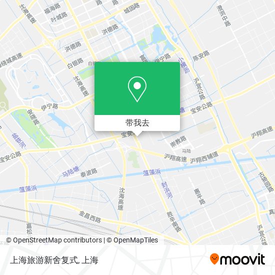 上海旅游新舍复式地图