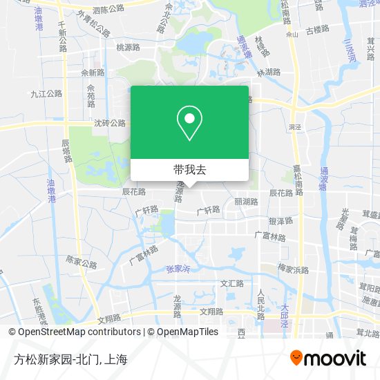 方松新家园-北门地图