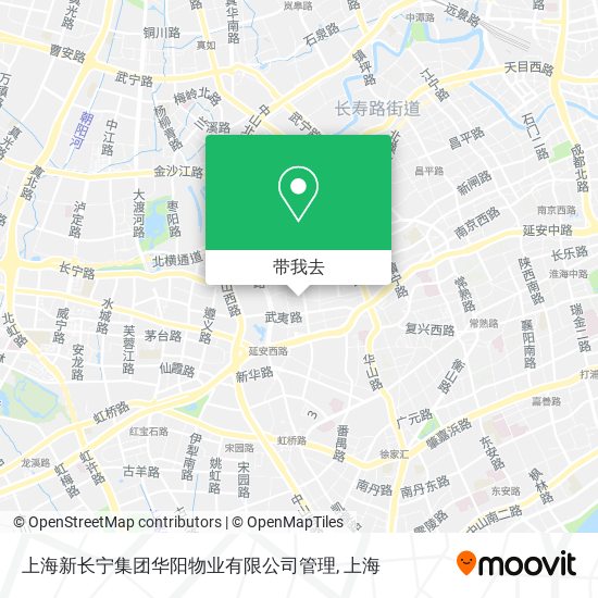 上海新长宁集团华阳物业有限公司管理地图