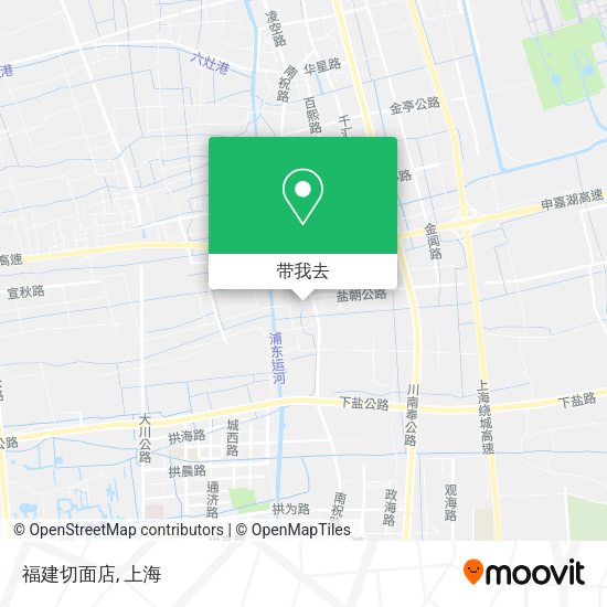 福建切面店地图