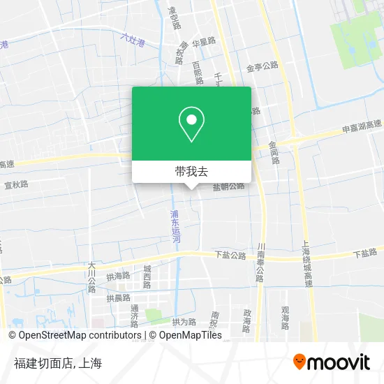 福建切面店地图