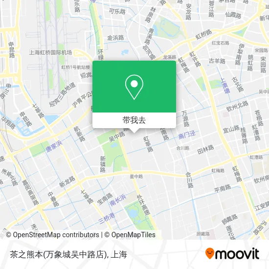 茶之熊本(万象城吴中路店)地图