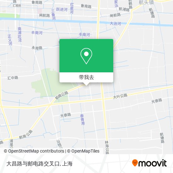 大昌路与邮电路交叉口地图