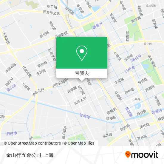 金山行五金公司地图