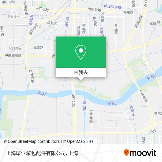上海曙业箱包配件有限公司地图