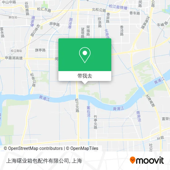 上海曙业箱包配件有限公司地图