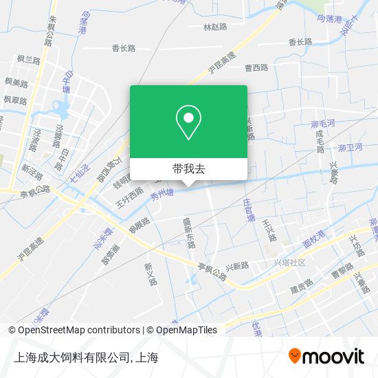 上海成大饲料有限公司地图