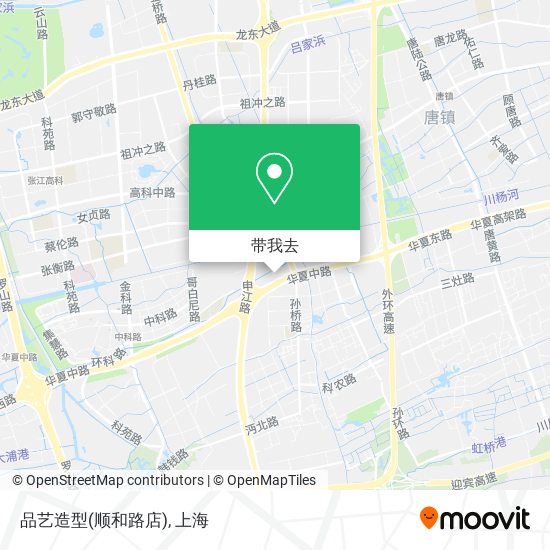 品艺造型(顺和路店)地图
