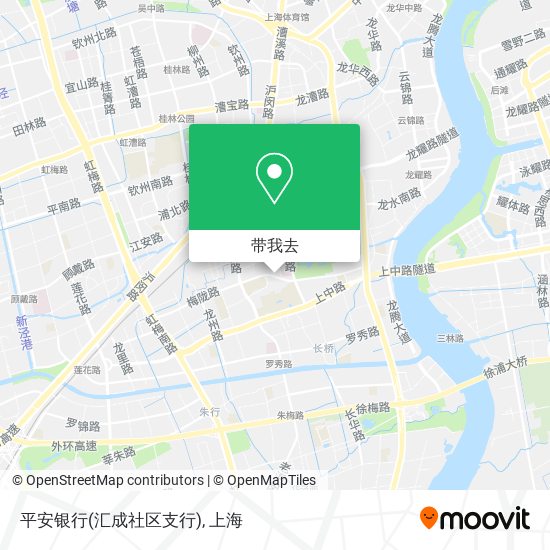 平安银行(汇成社区支行)地图