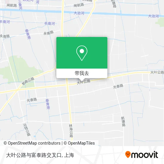 大叶公路与富泰路交叉口地图