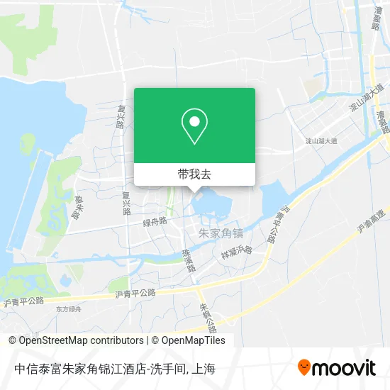 中信泰富朱家角锦江酒店-洗手间地图