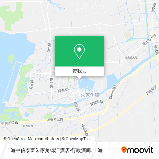 上海中信泰富朱家角锦江酒店-行政酒廊地图