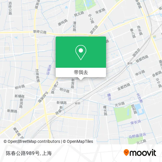 陈春公路989号地图