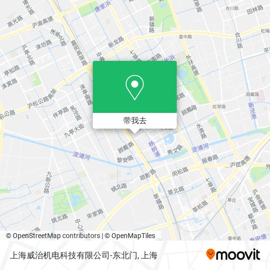 上海威治机电科技有限公司-东北门地图
