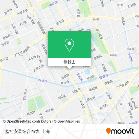 监控安装综合布线地图