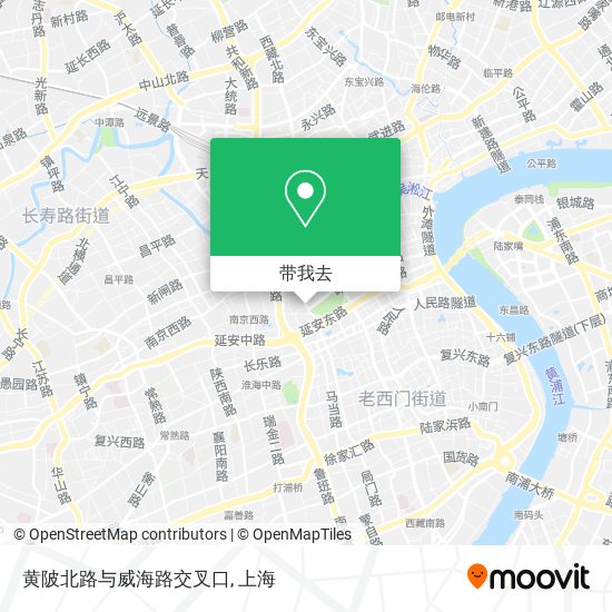 黄陂北路与威海路交叉口地图