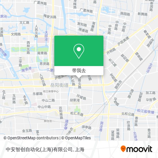 中安智创自动化(上海)有限公司地图