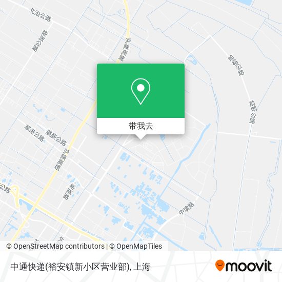 中通快递(裕安镇新小区营业部)地图