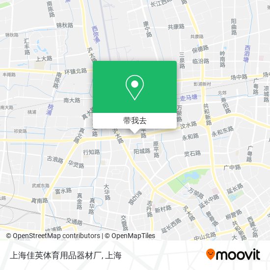 上海佳英体育用品器材厂地图