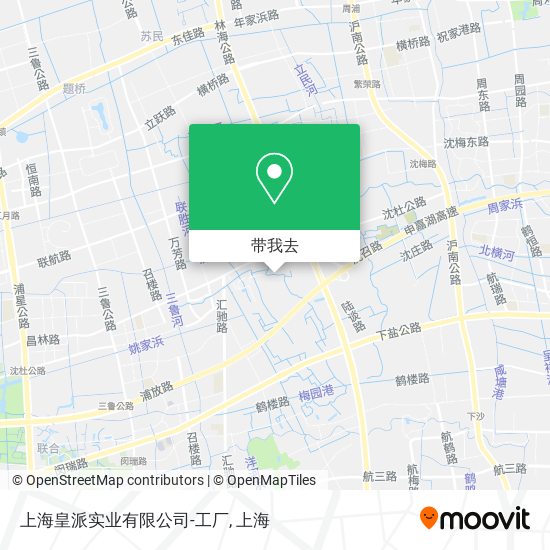 上海皇派实业有限公司-工厂地图