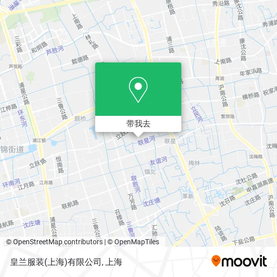 皇兰服装(上海)有限公司地图