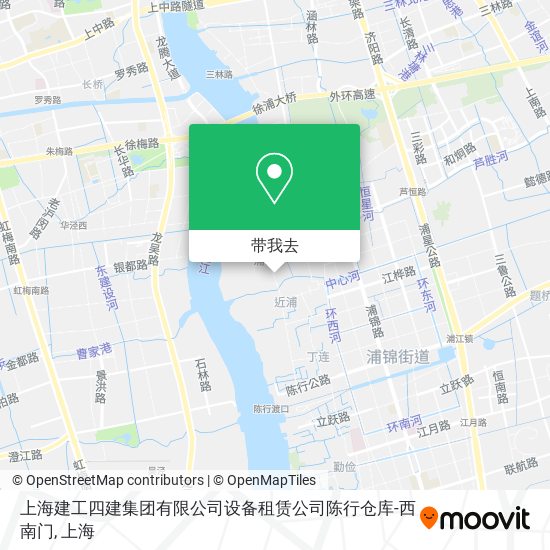 上海建工四建集团有限公司设备租赁公司陈行仓库-西南门地图