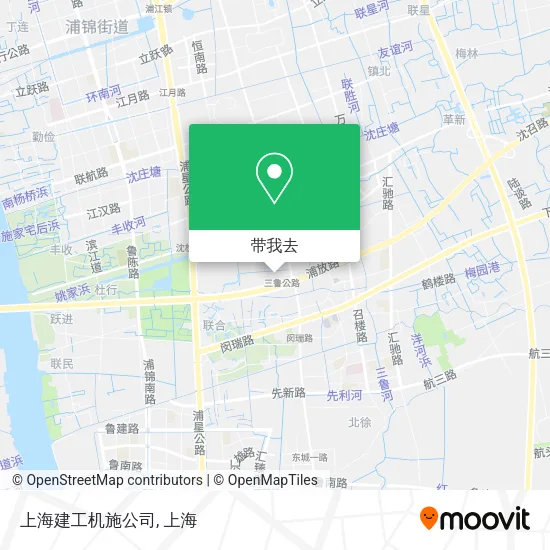 上海建工机施公司地图