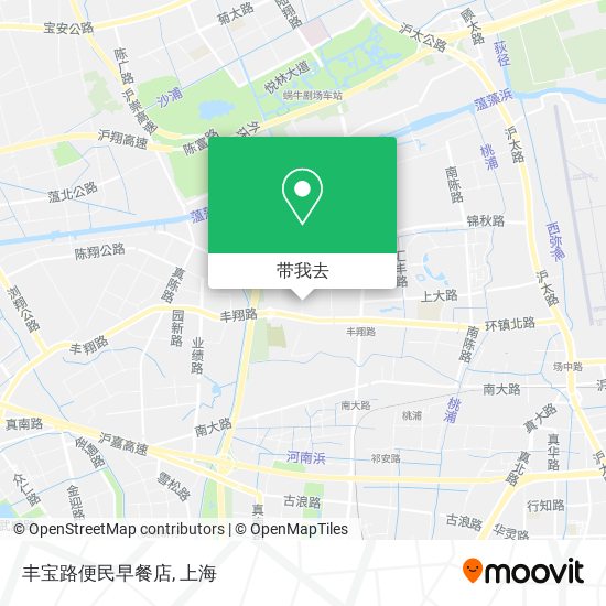 丰宝路便民早餐店地图