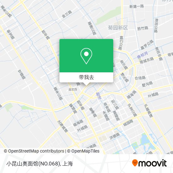 小昆山奥面馆(NO.068)地图