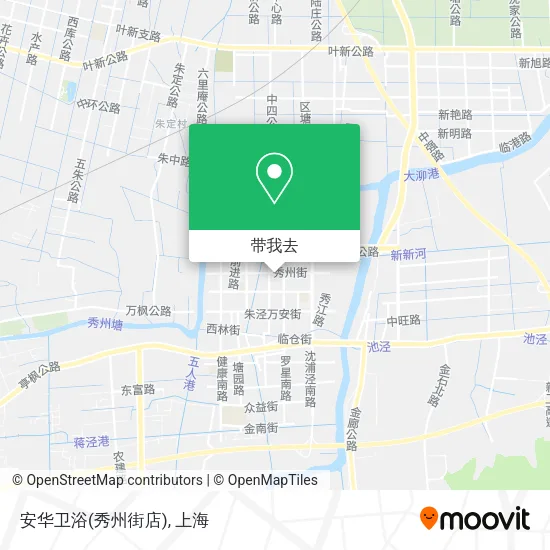 安华卫浴(秀州街店)地图
