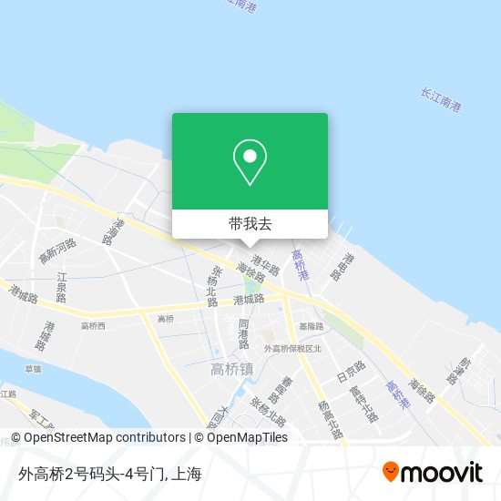 外高桥2号码头-4号门地图