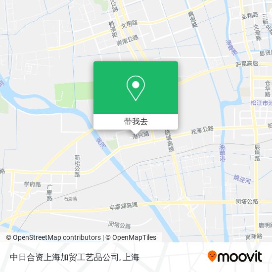 中日合资上海加贸工艺品公司地图
