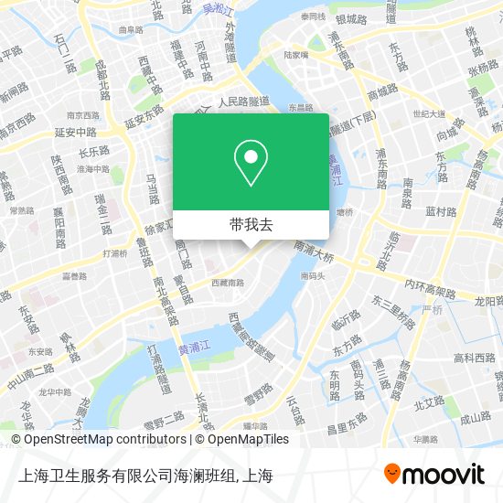 上海卫生服务有限公司海澜班组地图